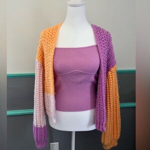Colorful Knit Women's Sweater